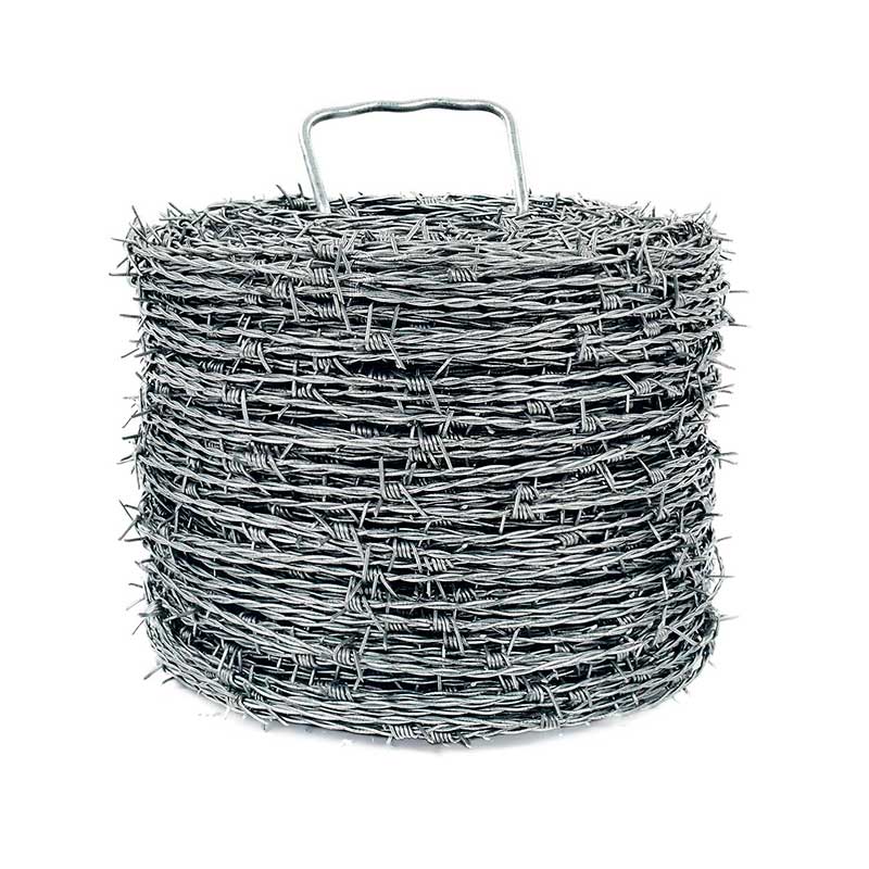 Alambre de puas galvanizado